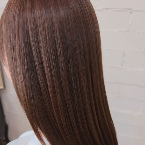 髪質改善　ストレートロングヘア|atelier mim