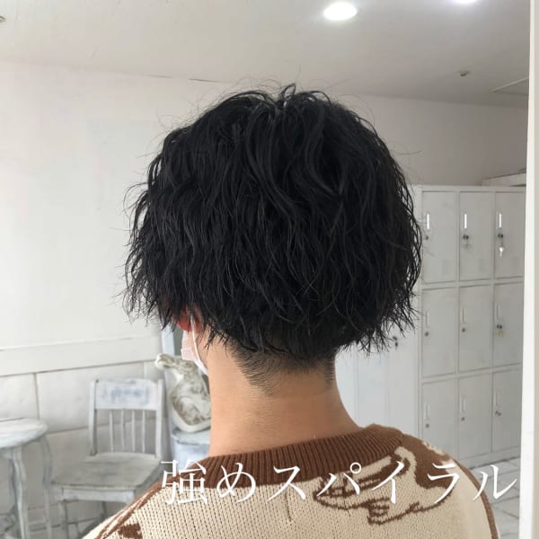 強めスパイラルパーマ☆