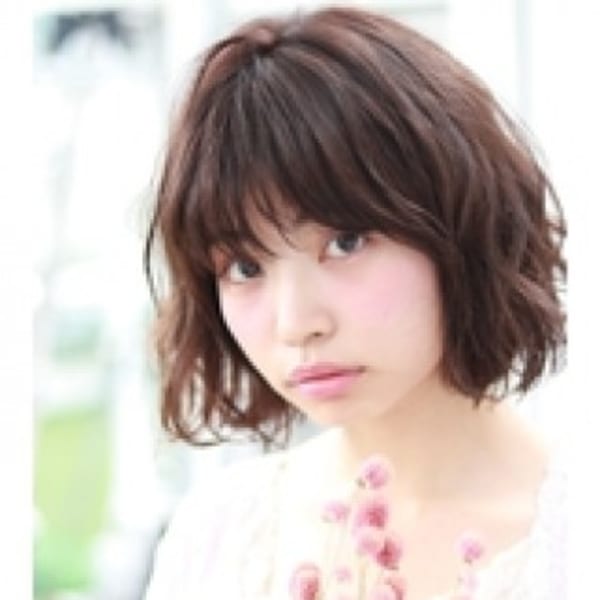 ☆エアリーデジパでゆるふわボブ☆ウザバングで大人な雰囲気|grace by neo live 大倉山店