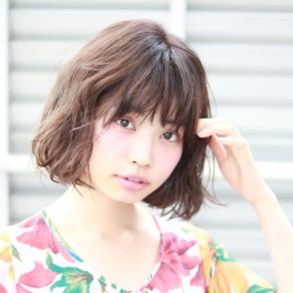 低温デジパでふわくしゃボブ☆