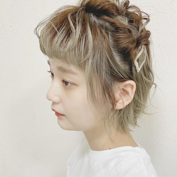 前髪ありおとなショートボブアレンジ20代30代40代表参道