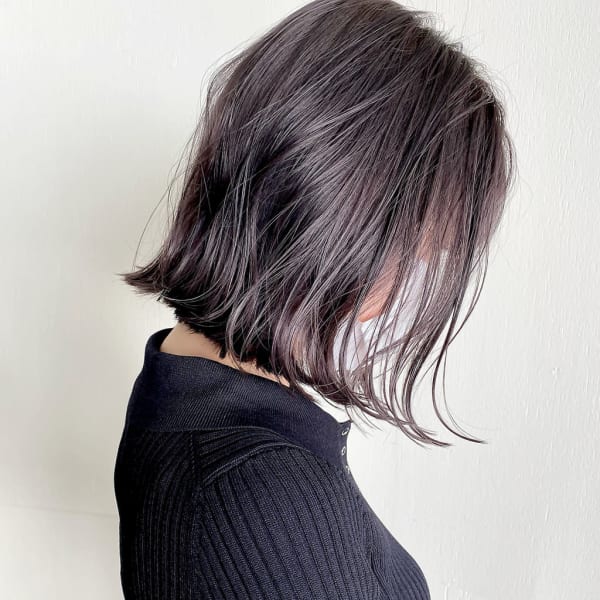 透明感のある暗めカラーにオススメスタイル|LOVEST KYOTO