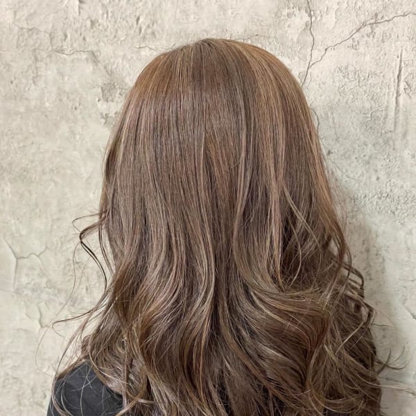 ミルクティーベージュハイライト