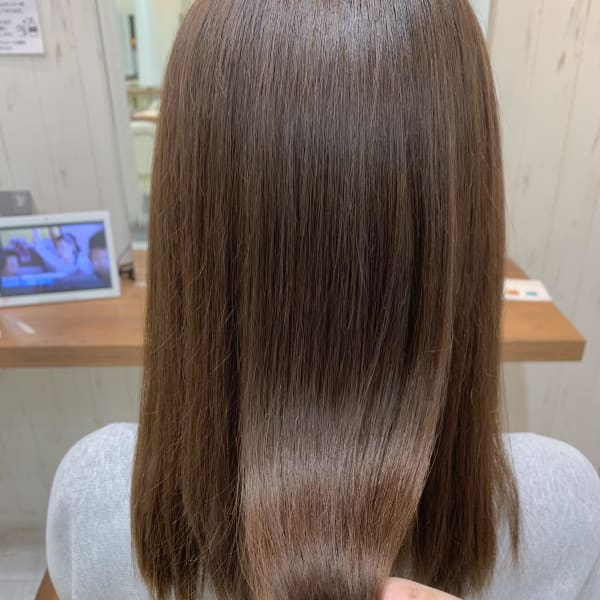 soin de brace 立花店×ロング|soin de brace 立花店【髪質改善/縮毛矯正/酸性ストレート/カットカラー】