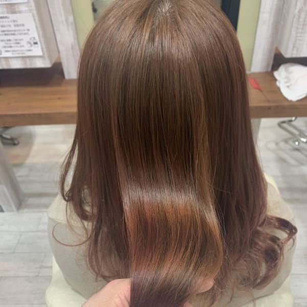 soin de brace 立花店×ロング|soin de brace 立花店【髪質改善/縮毛矯正/酸性ストレート/カットカラー】