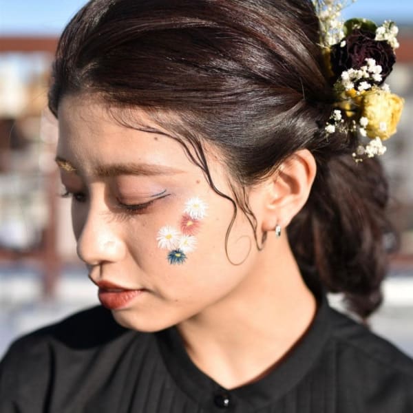 編みおろしアレンジ