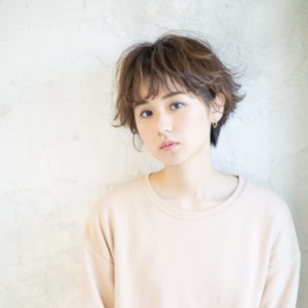 外ハネショートボブ