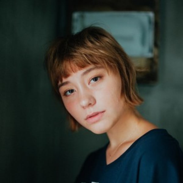 外はねショートボブ