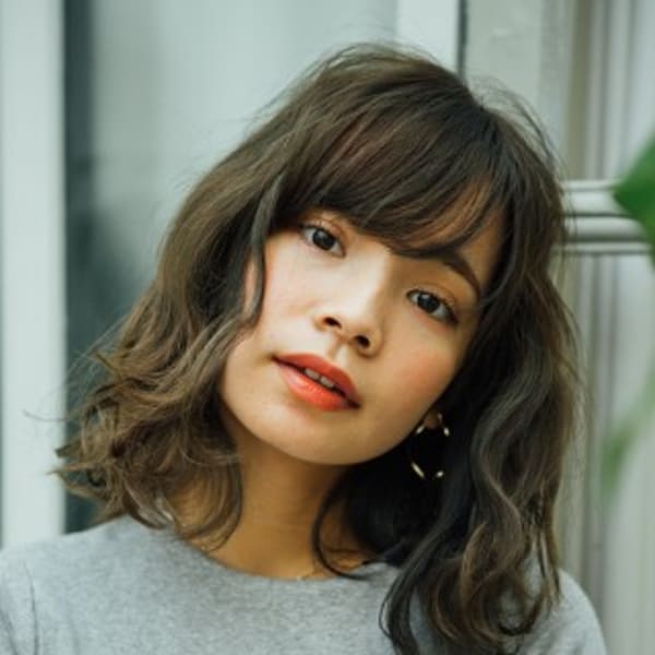 大人かわいいヴェールウェーブ