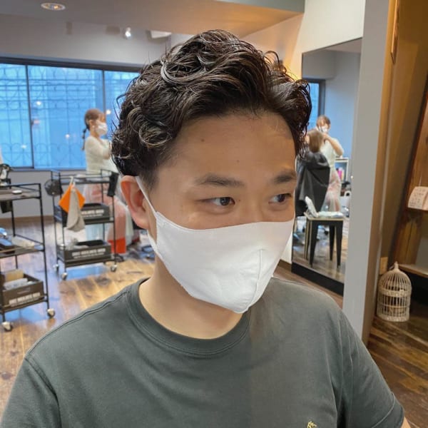 【メンズ パーマ 刈り上げ 恵比寿】