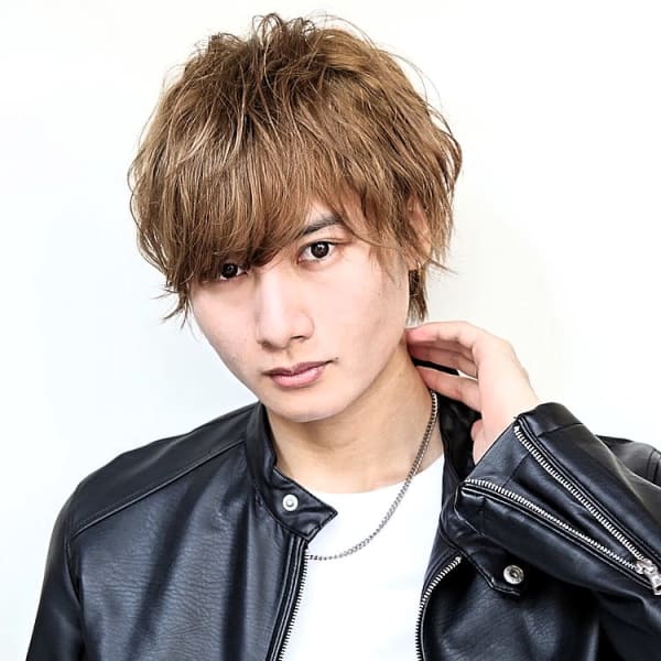 ウェーブハイトーンショート