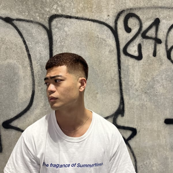 濡れパンスキンフェード/20代/30代//神田/理容室/美容