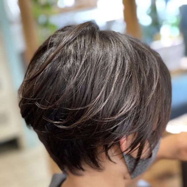 束感が素敵なハンサムショート|GOOD NEIGHBORS 新松戸店