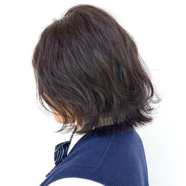 デジタルパーマ/無造作パーマ/30代40代50代/外ハネ/