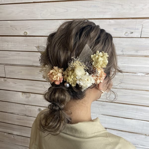 編みおろしアレンジ