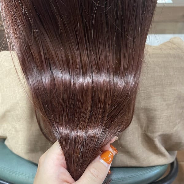 高濃度水素ケアで艶暖色|hair design Rinto