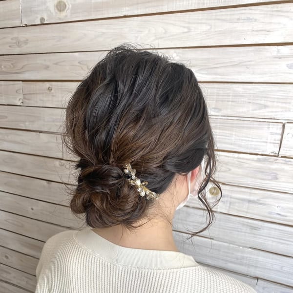 お呼ばれアレンジ