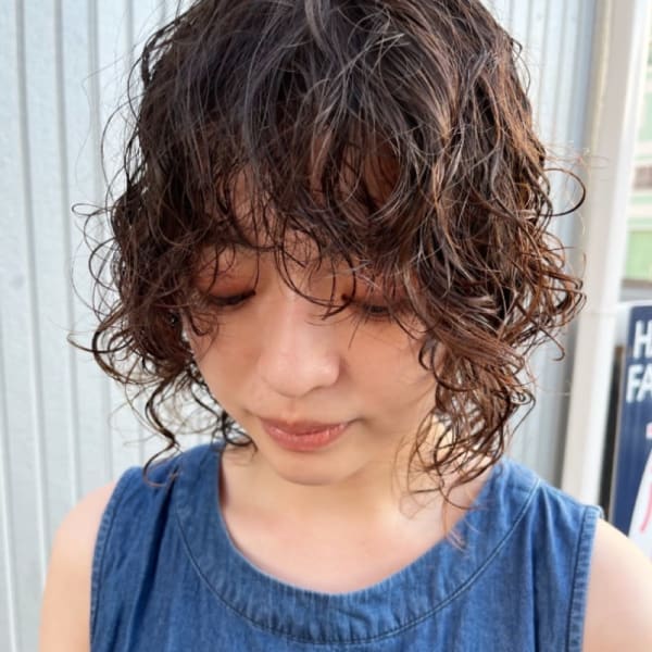 ウルフ スパイラルパーマ