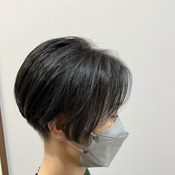 大人可愛い20代30代40代刈り上げハンサムショート◎