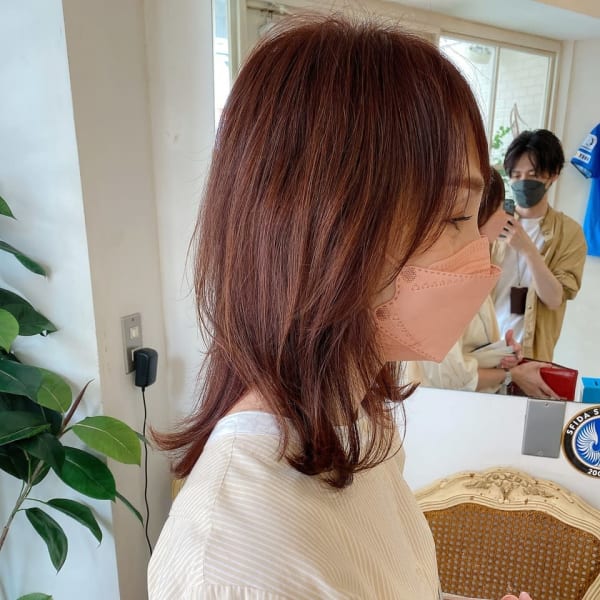 愛され抜け感 ふんわりニュアンスくびれヘア 梅ヶ丘美容室