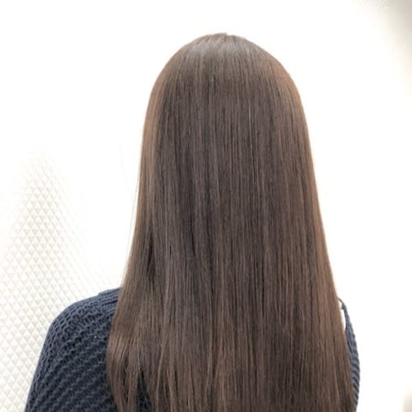 30代40代50代/縮毛矯正/ナチュラルストレート/ロング/