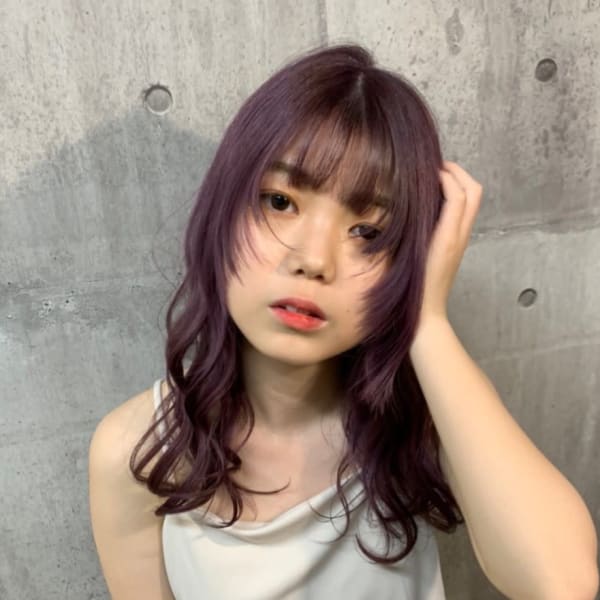 ラベンダーブラウンカラー|ROCA by teatro hair salon