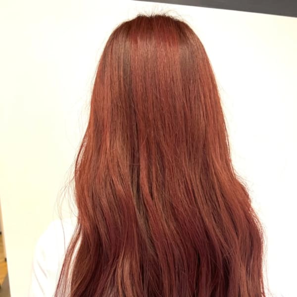 アプリコットオレンジカラー|ROCA by teatro hair salon