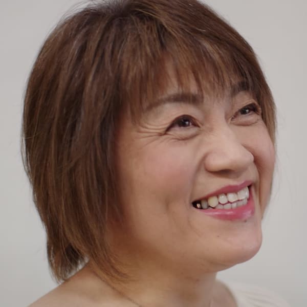 ハイライト+ベージュブラウン