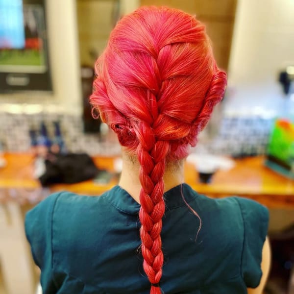 Wカラー×ピンク