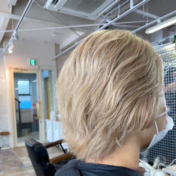 メンズハイトーンカラー|Afinar 上大岡店