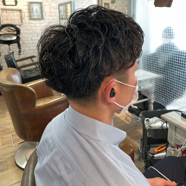 メンズカットパーマ|Afinar 上大岡店