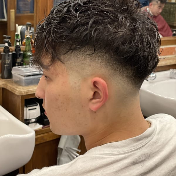 スペインパーマ風