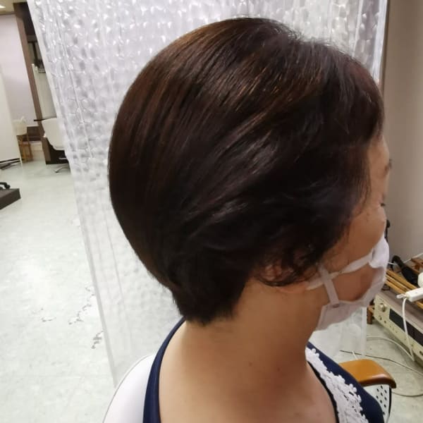 hair salon Tiare×ショート×酸性縮毛矯正