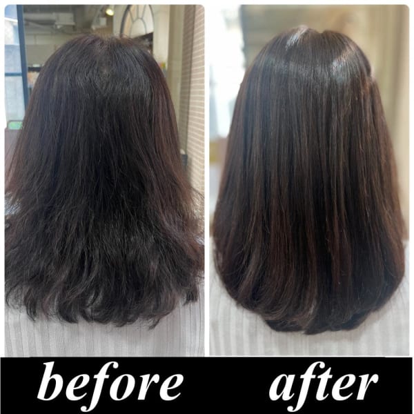 【美髪整形】極上の最新髪質改善☆シルク酸性ストレート