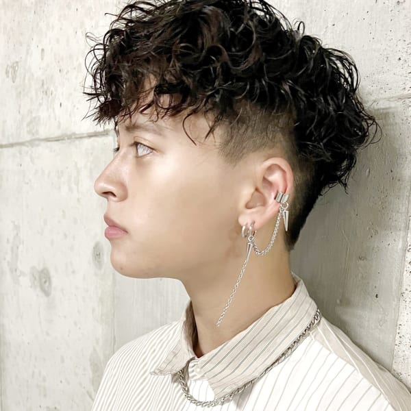 メンズツーブロック×ツイストスパイラルパーマ|DERE-DIR face by NEUTRAL