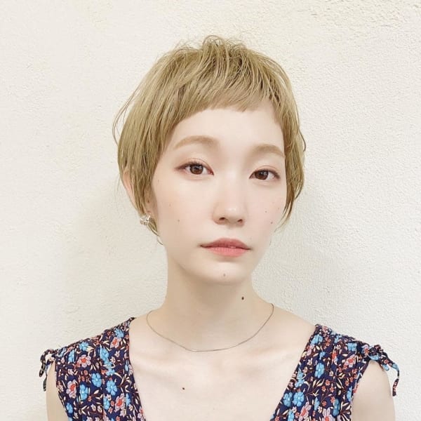 前髪短め大人ショートボブ20代30代40代表参道