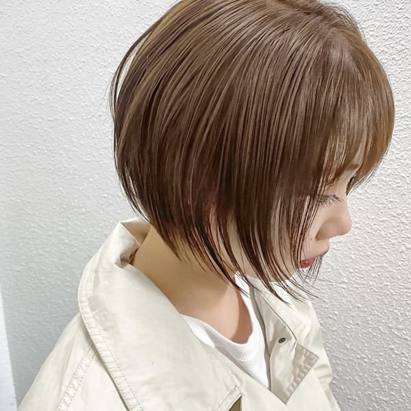 ミルクティー×ショートボブ♪|col asabu