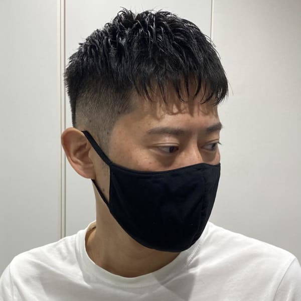 40代50代メンズ髪型やりすぎない長めのクロップスタイル