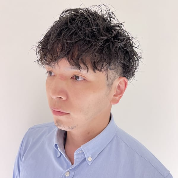 パーマの定番といえばこれ!ソフトツイストスパイラル!マッシュ