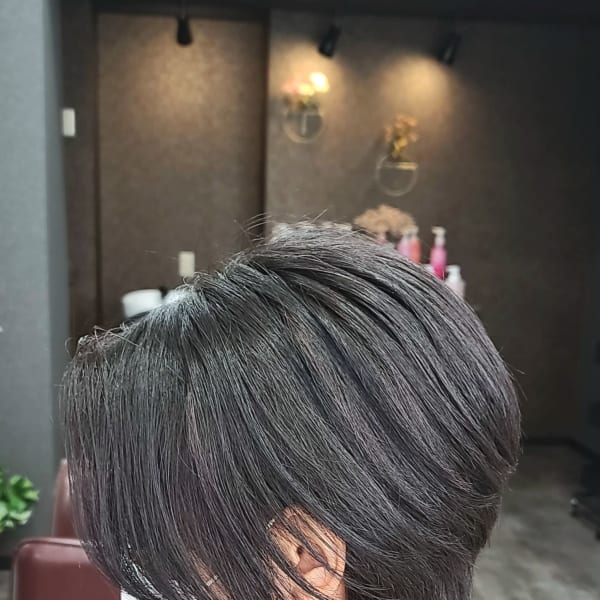 ⭐大人可愛いショートボブ⭐前下がりショート⭐