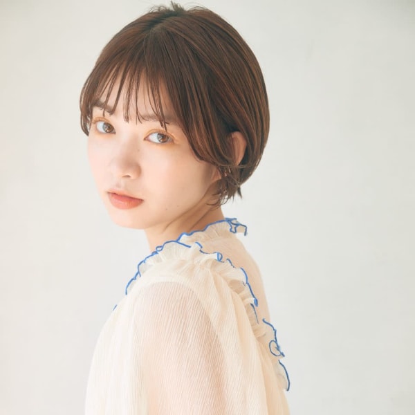 マニッシュショートショコラベージュ