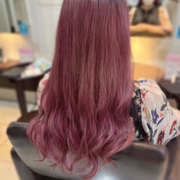 巻き髪で可愛く!