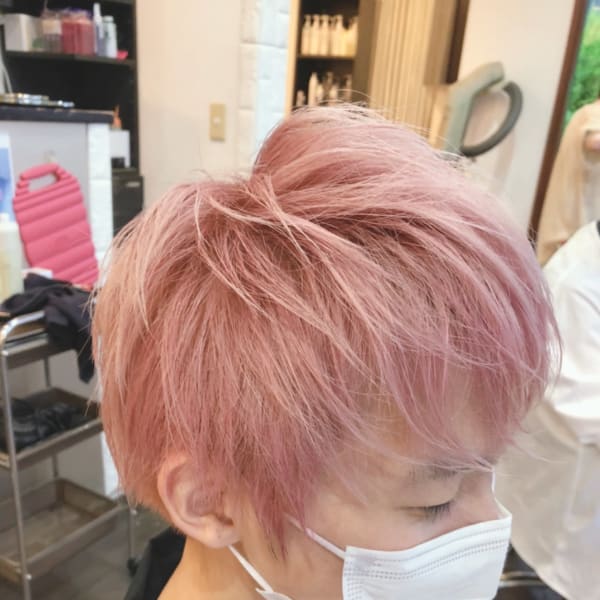 ダブルカラー ペールピンクバイオレット|Hair Space SAI