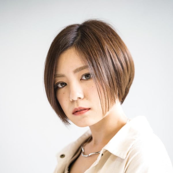 ツヤ感大人ショート