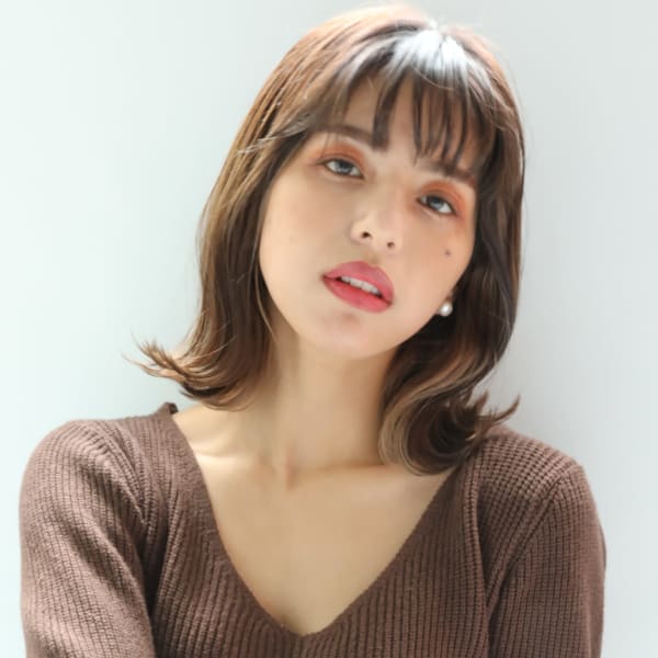 ウルフレイヤーボブ|figaro Ribute 登美ヶ丘店