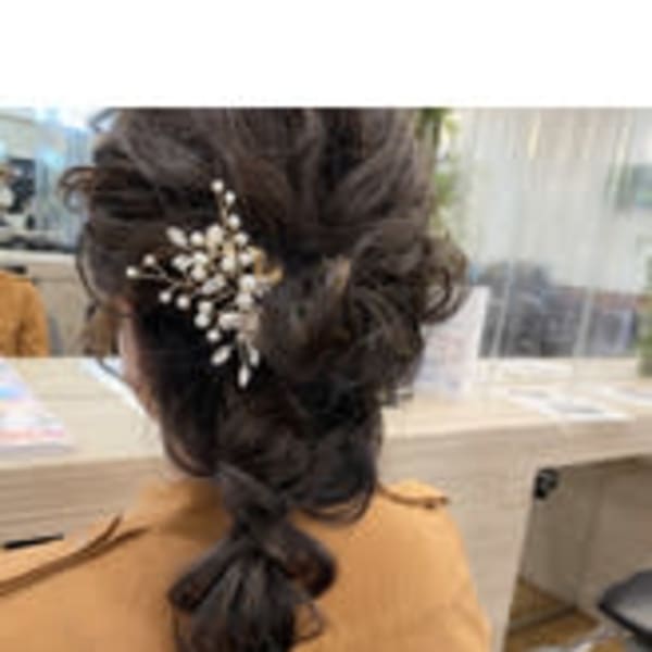 網おろしヘアアレンジ