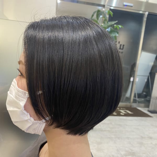 悩めるオトナ《暗髪ハンサムショート》でスッキリ美人髪★改革★