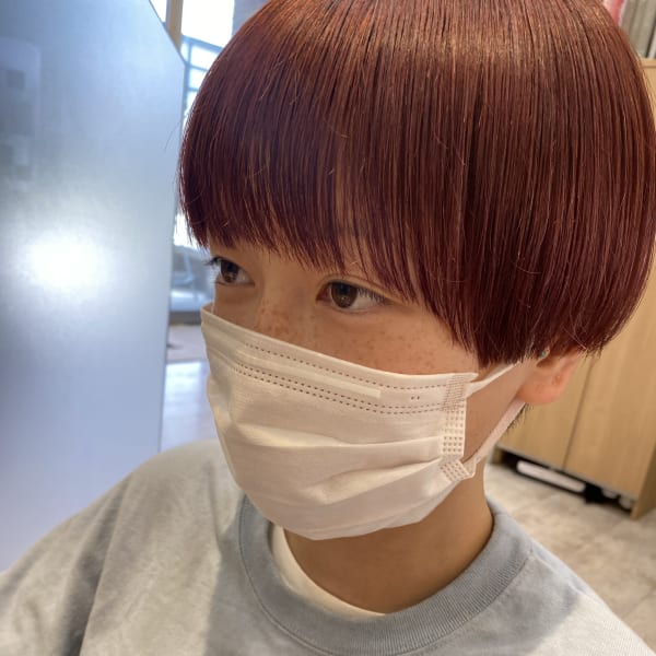 《パッツン可愛い!》マッシュ×ダメージレス イルミナカラー♪