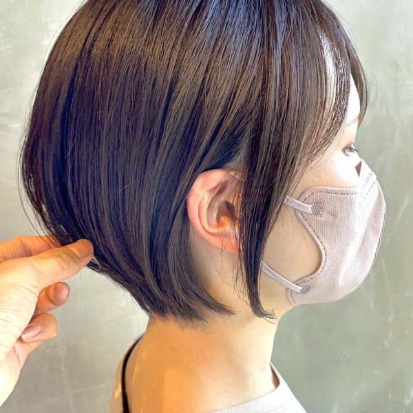 【絶壁解消◎】丸みショートボブ