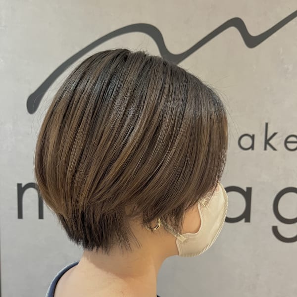 すっきりショートボブ